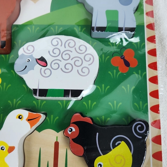 Melissa & Doug Chunky Farm Animals Puzzle Ages 2+ NEW. - Picture 2 of 6